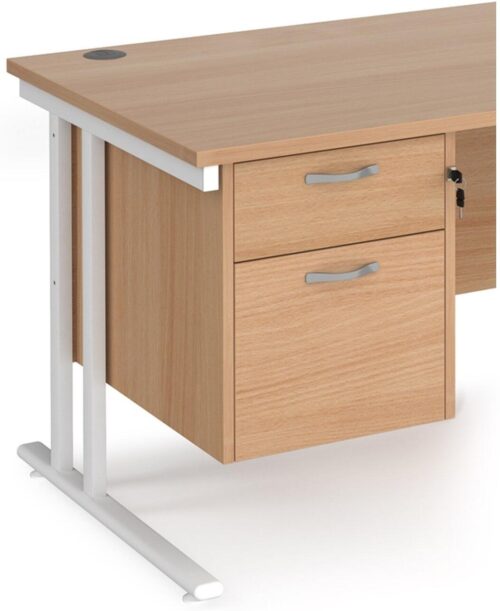 Pedestal 2 Drawer Fixed - Image 3