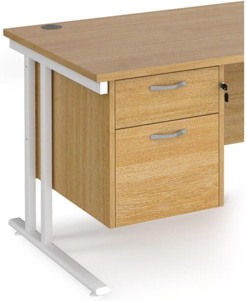Pedestal 2 Drawer Fixed - Image 4