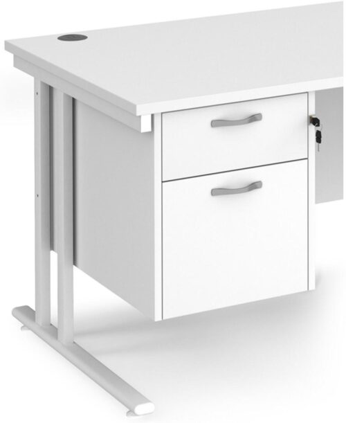 Pedestal 2 Drawer Fixed