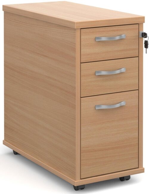 Pedestal 3 Drawer Mobile Narrow
