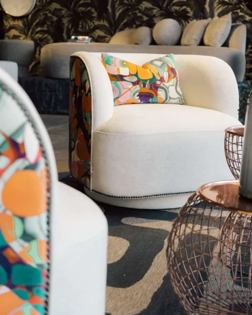 Christian Lacroix Dineo Swivel Chair - Image 3