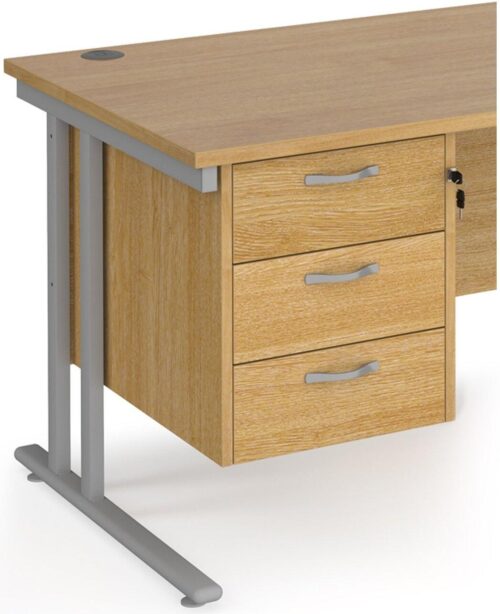 Pedestal 3 Drawer Fixed - Image 5