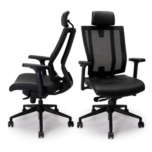NetOne High-Back Black Office Chair