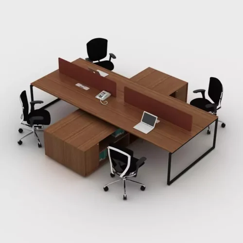 Modern 4 Seater with Cabinet - Image 3