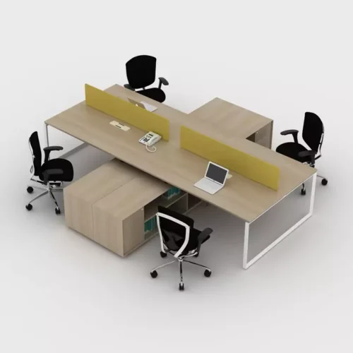 Modern 4 Seater with Cabinet