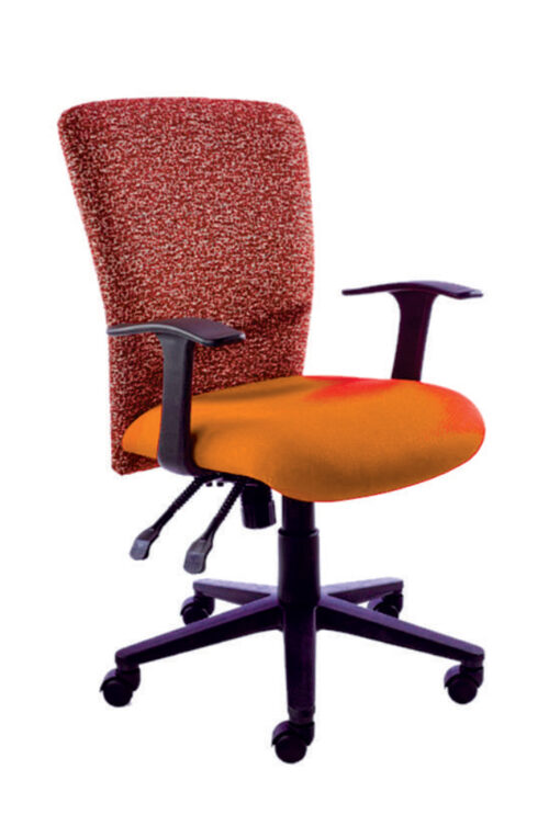 Wedge High Back Chair (Aluminium base)